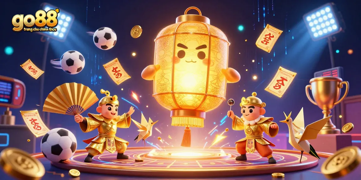 Engage in thrilling action with go88 trang chu chinh thuc, a vibrant casino scene showcasing dynamic elements and golden motifs.