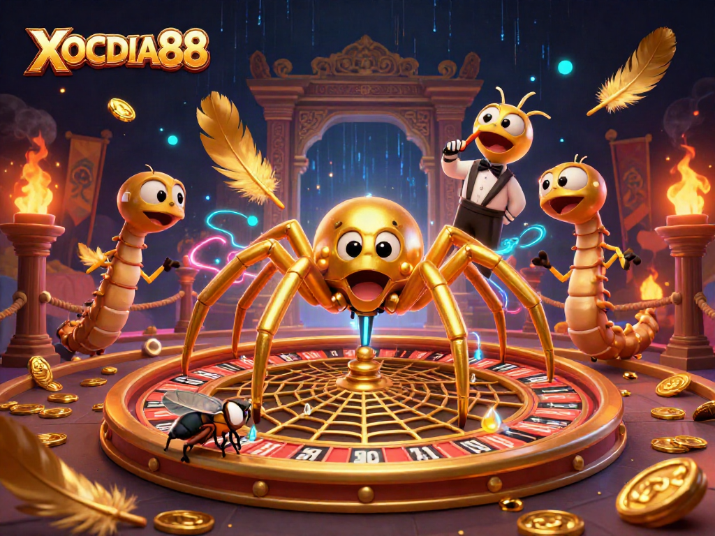 Experience the thrill of XOCDIA88 with animated characters showcasing casino excitement and strategy.