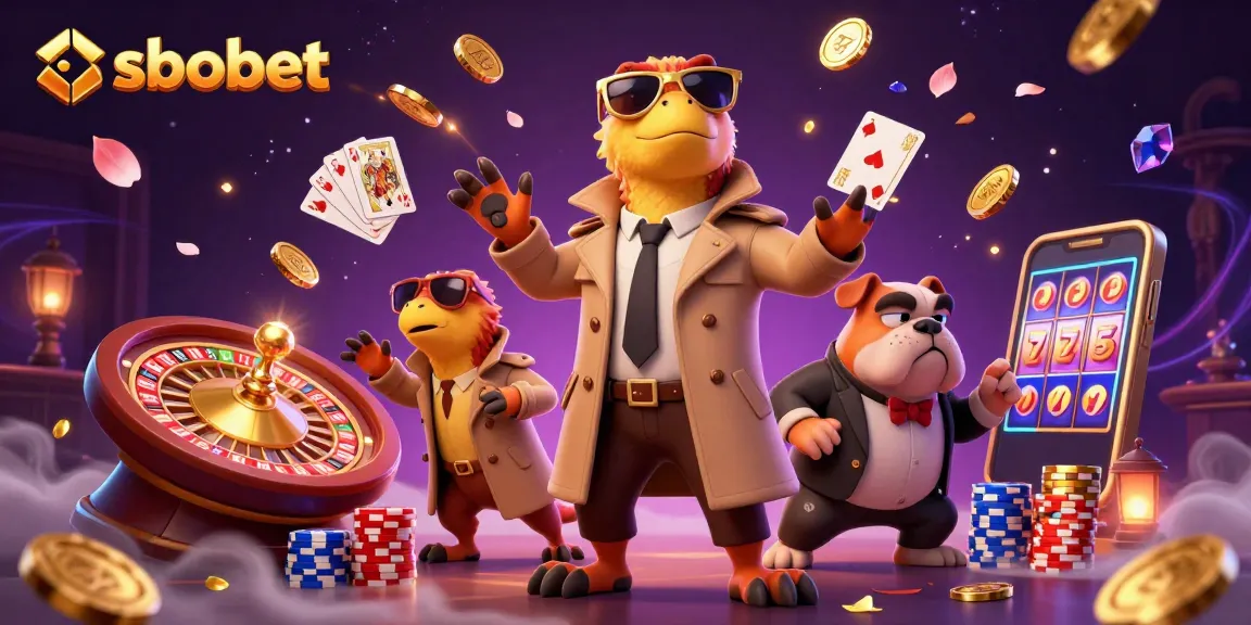 Experience sbobet action with raptors in a trench coat entering a VIP casino lounge.