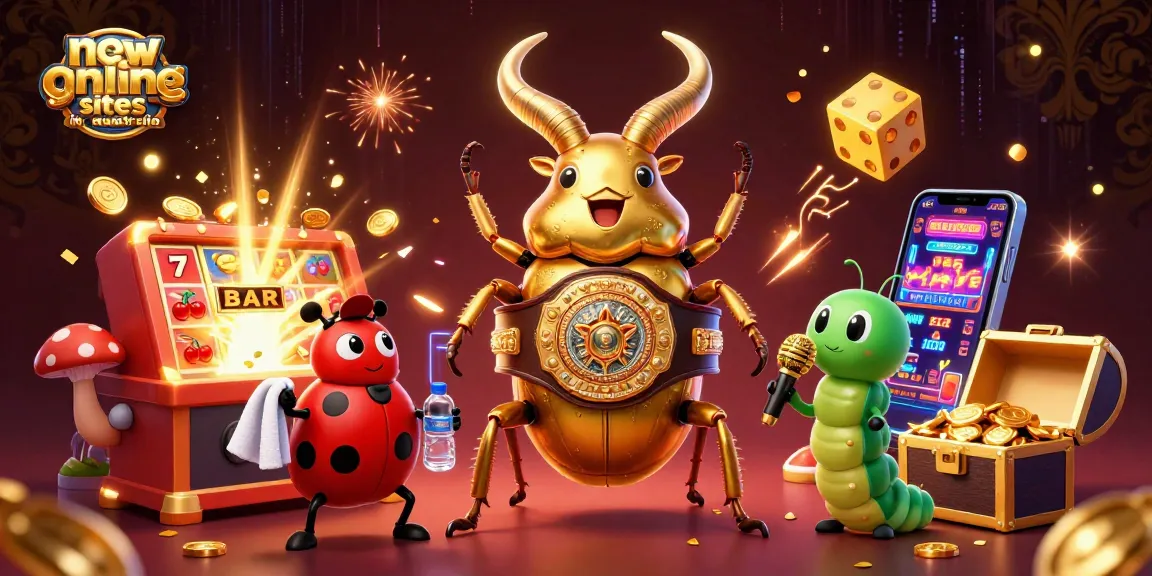 Experience the excitement with new online gambling sites in australia featuring vibrant casino elements and engaging characters.