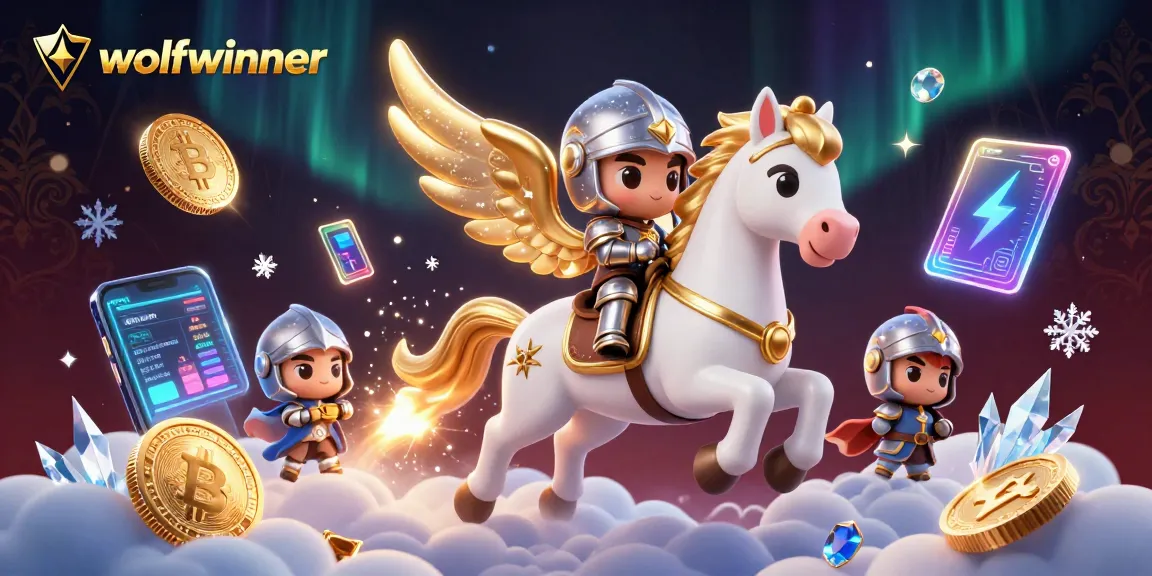 Experience thrilling gameplay at wolfwinner with a 3D celestial scene combining crypto and casino elements.